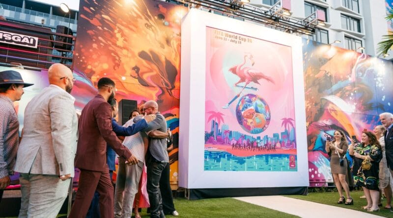 Maranhense é autor do pôster oficial de Miami na Copa 2026