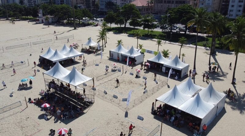 Prazo de inscrição no Santos Open Beach Tennis vai até 18 de abril
