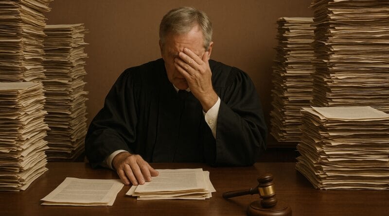 Judiciário brasileiro enfrenta congestionamento crítico