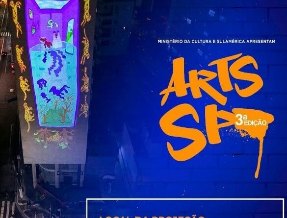 Arts SP - 3ª edição conecta arte urbana, tecnologia e música em projeções