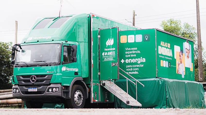 Neoenergia leva Unidade Móvel Educacional para Mongaguá com tecnologia de ponta para promover a eficiência energética