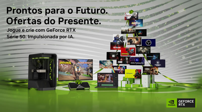 NVIDIA faz seleção das melhores ofertas em placas de vídeo e notebooks com até 42% de desconto
