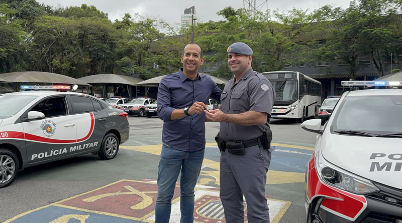 Deputado Paulo Alexandre Barbosa entrega novas viaturas para reforçar a segurança pública na Baixada Santista e no Vale do Ribeira