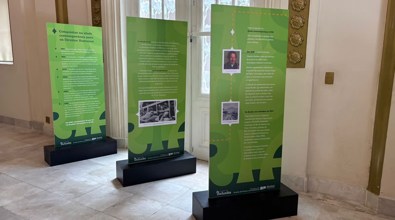 ACS exibe exposição ‘A Pessoa com deficiência ao longo da história’ neste mês