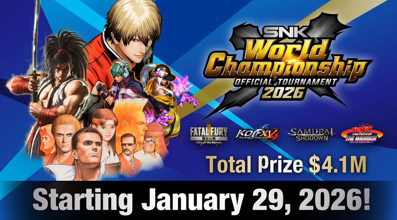 SNK World Championship 2026 confirmado com premiação total de mais de US$ 4 milhões