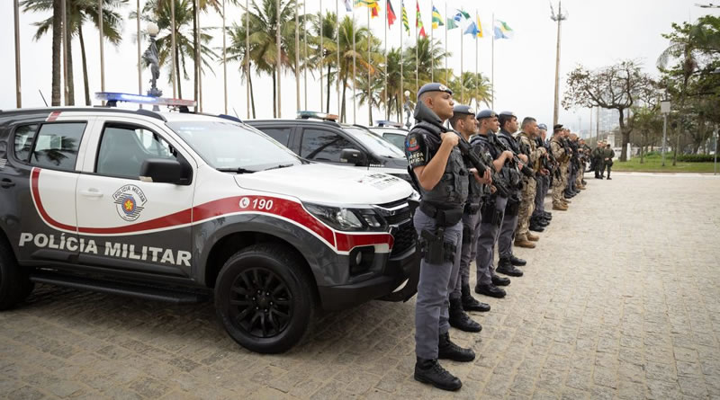 Governo de São Paulo mantém maior efetivo policial da história para a virada de ano nas praias paulistas