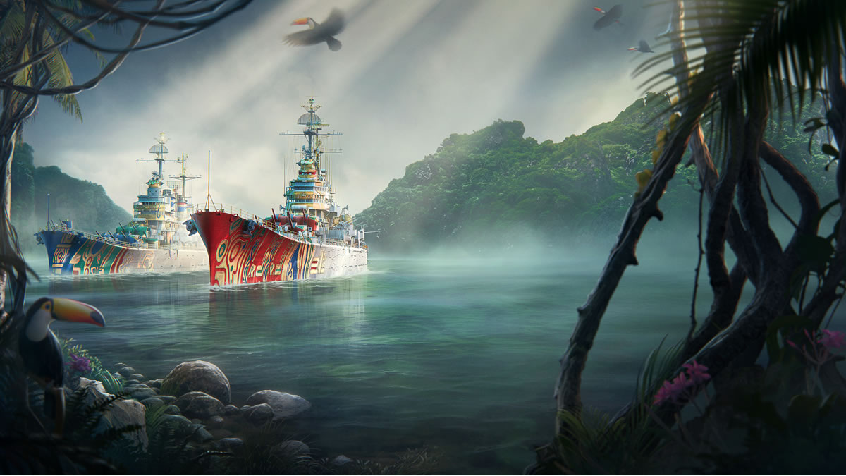 World of Warships: Legends celebra aniversário e lança nova linha de cruzadores pan-americanos