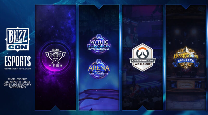 E-Sports terá lugar garantido na BlizzCon 2026 com competições de elite e jogadores lendários