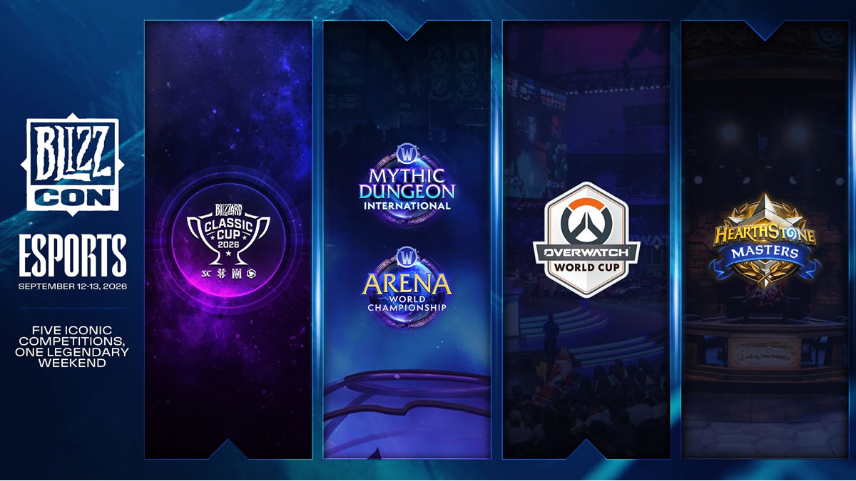 E-Sports terá lugar garantido na BlizzCon 2026 com competições de elite e jogadores lendários