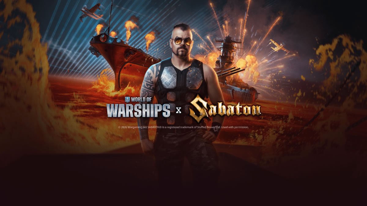 World of Warships e Sabaton sobem ao palco para a nova colaboração 