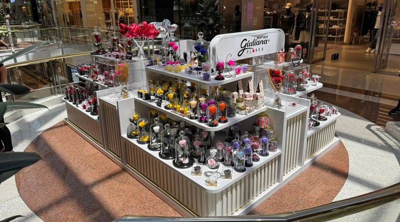 Giuliana Flores inaugura primeira unidade na Baixada Santista