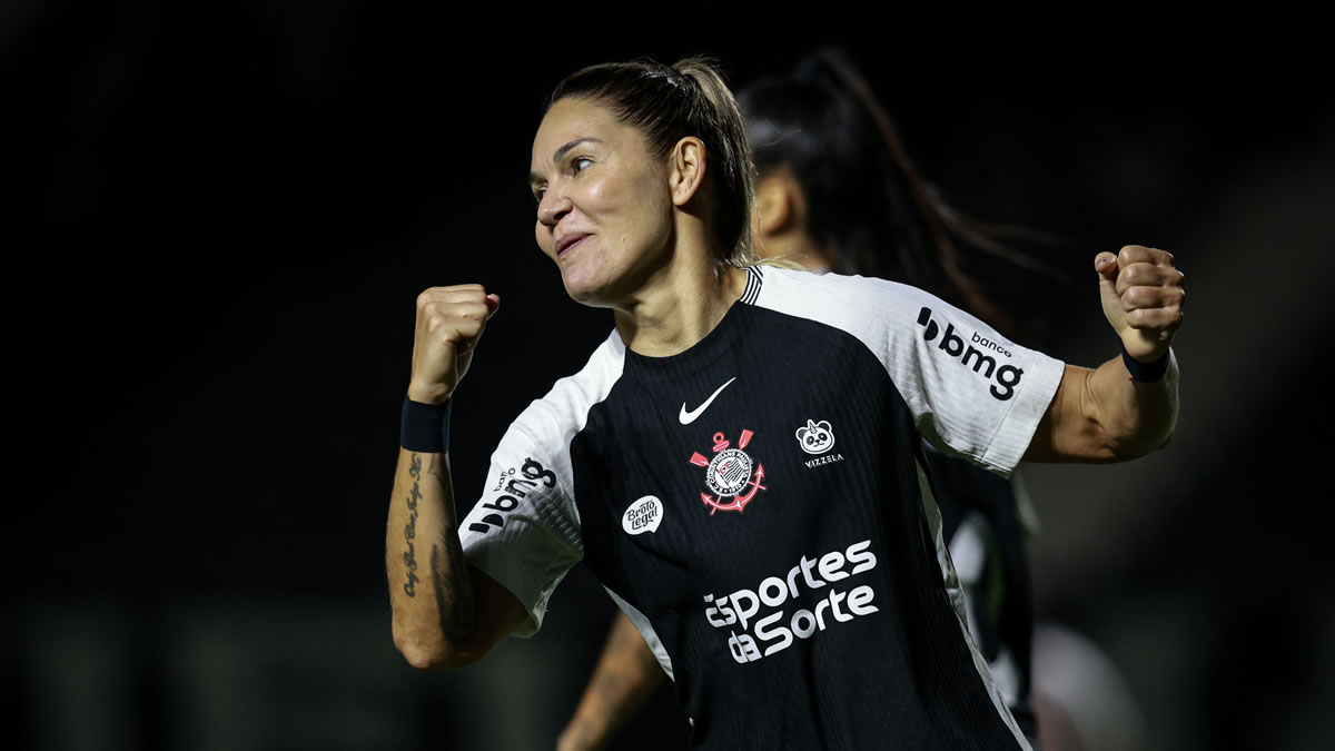 Corinthians goleia Bragantino por 5 a 1 e assume liderança do Brasileirão Feminino
