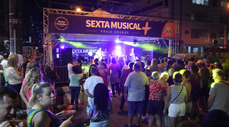 Sexta Musical em Praia Grande terá pagode grátis no bairro Maxland