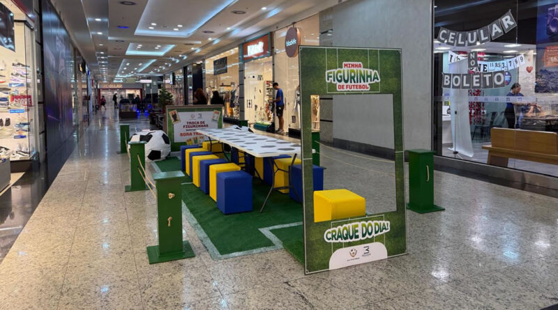 Brisamar Shopping recebe troca de figurinhas da Copa