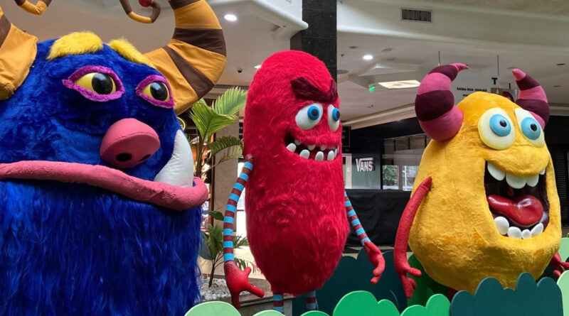 Parque dos Monstros agita as férias no Praiamar Shopping