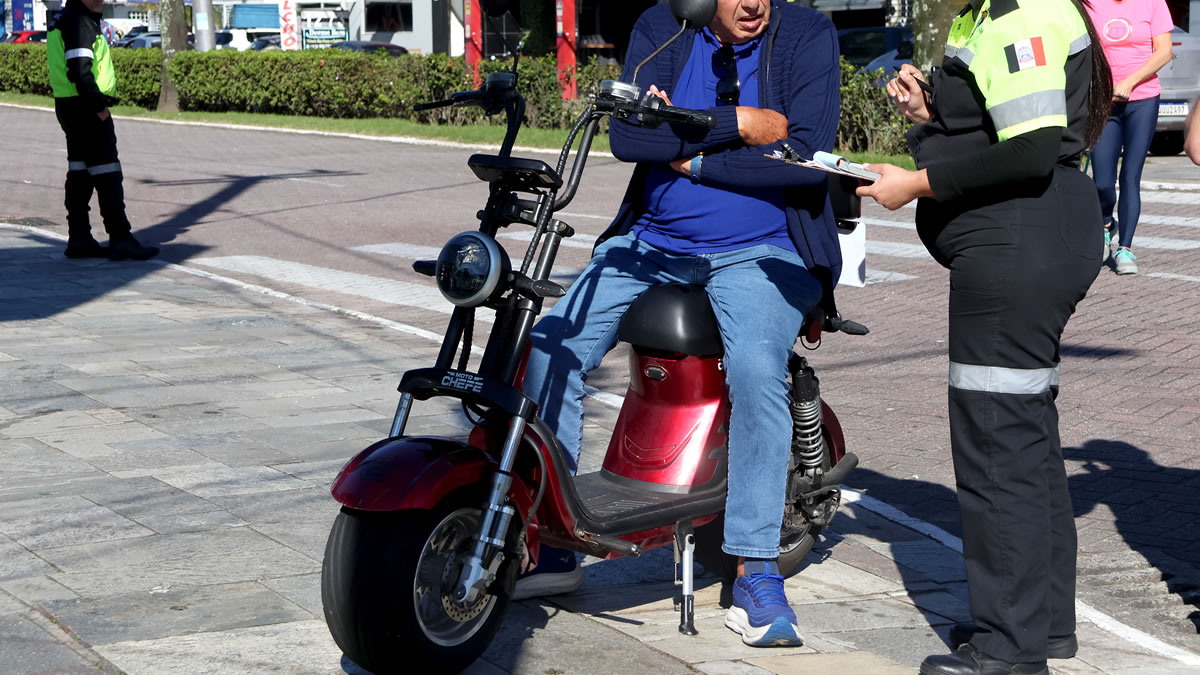 Praia Grande intensifica fiscalização de bicicletas elétricas e ciclomotores