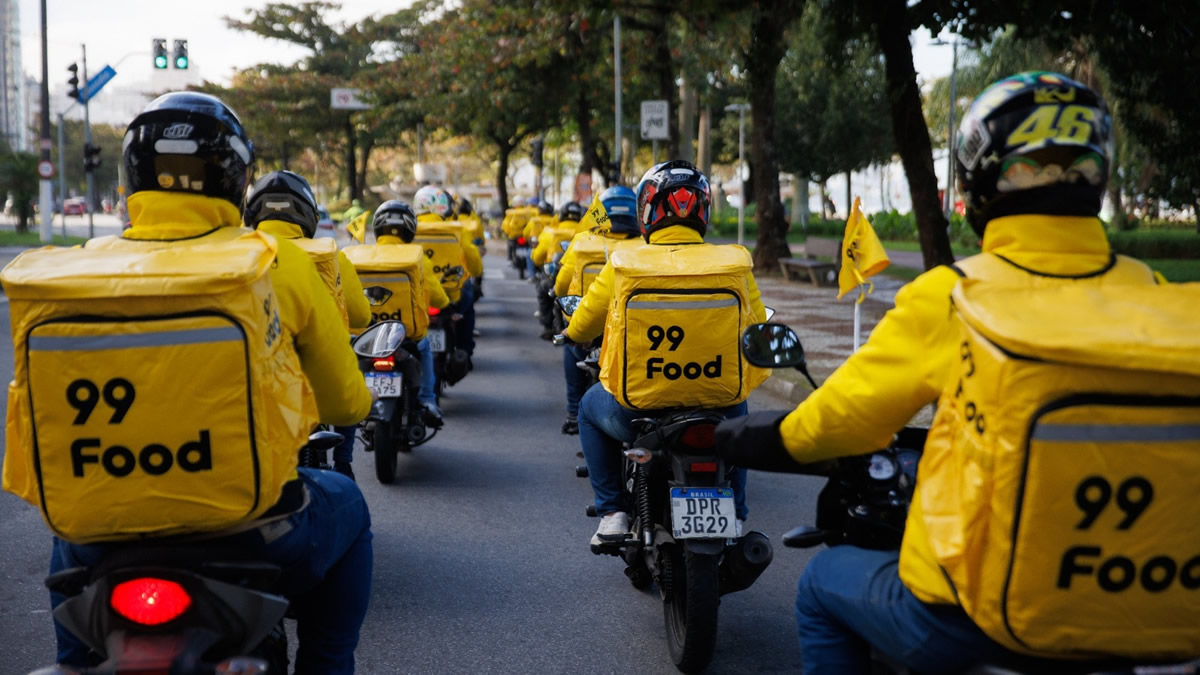 Entregadores parceiros da 99Food na Baixada Santista podem alcançar ganhos acima da média nacional 
