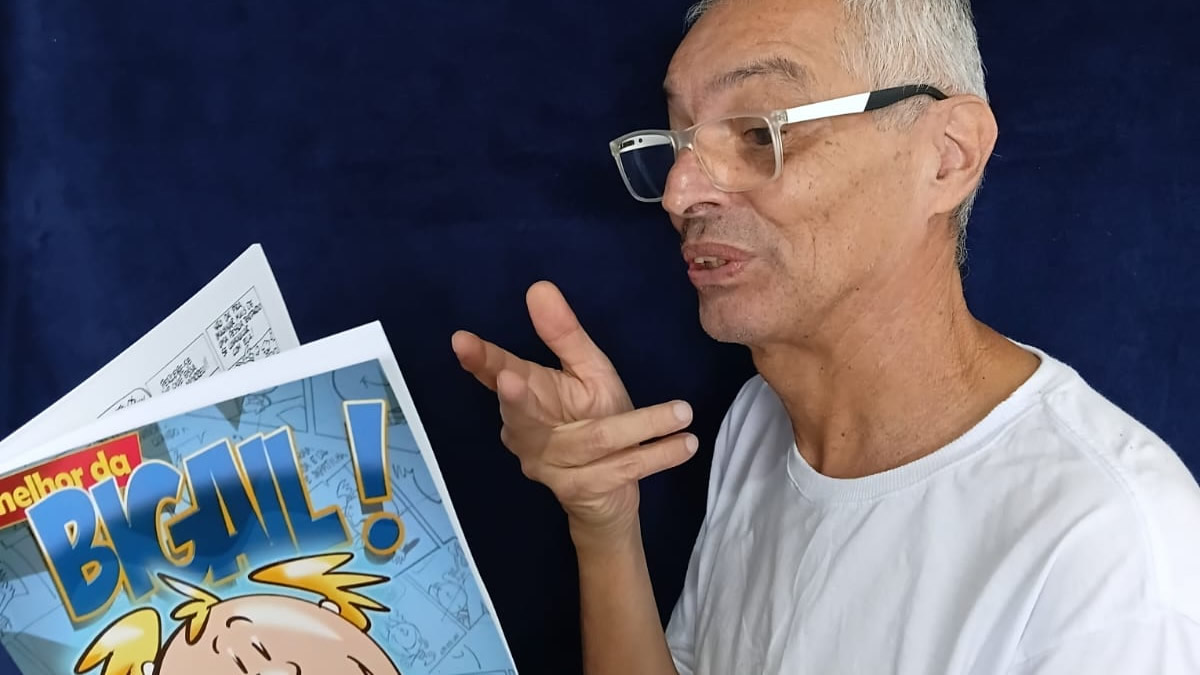 Seri, o criador da personagem Bigail