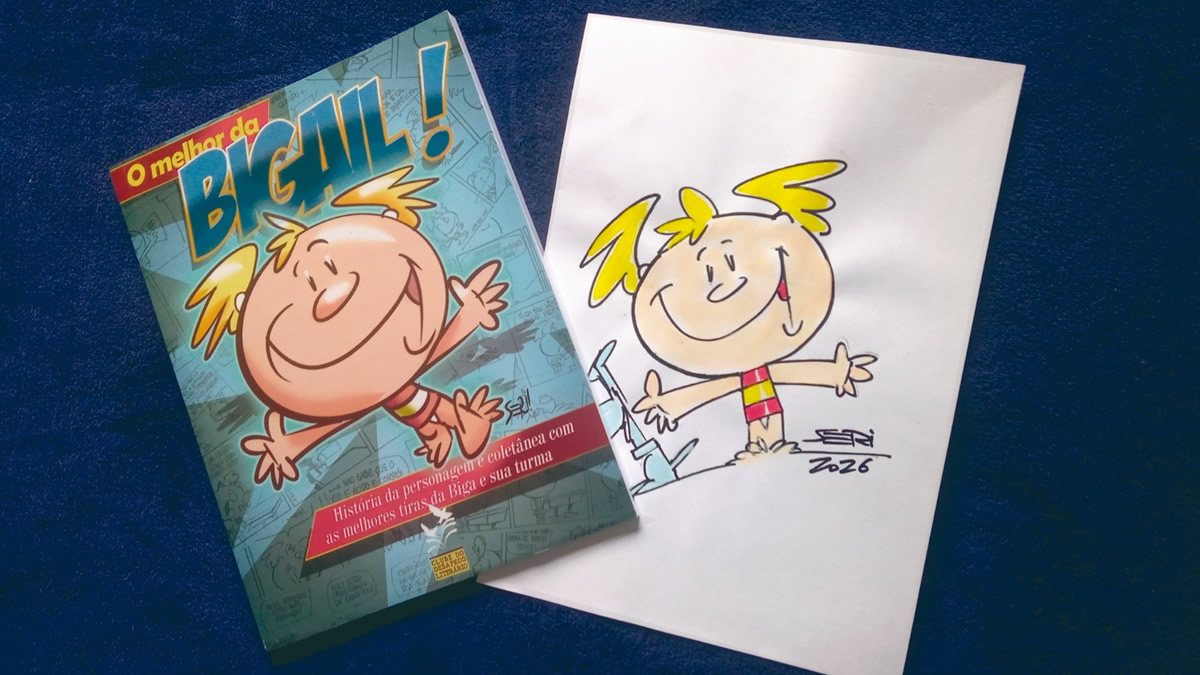 Bigail está de volta: personagem ganha livro com mais de 400 tirinhas